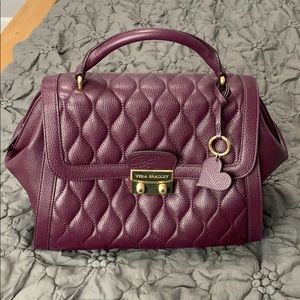 Purple Leather Vera Bradley Satchel